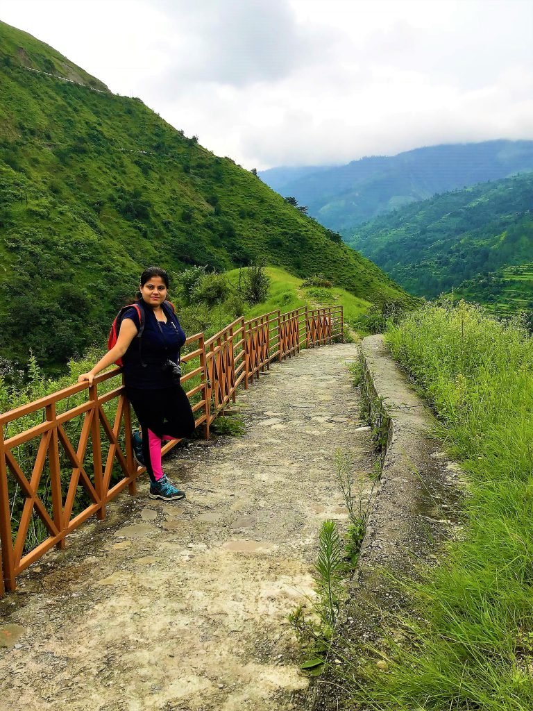 Trek at Chakrata, tiger falls
